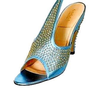 🆕 GUCCI Fedra Runway Crystal Mule Heels with Box